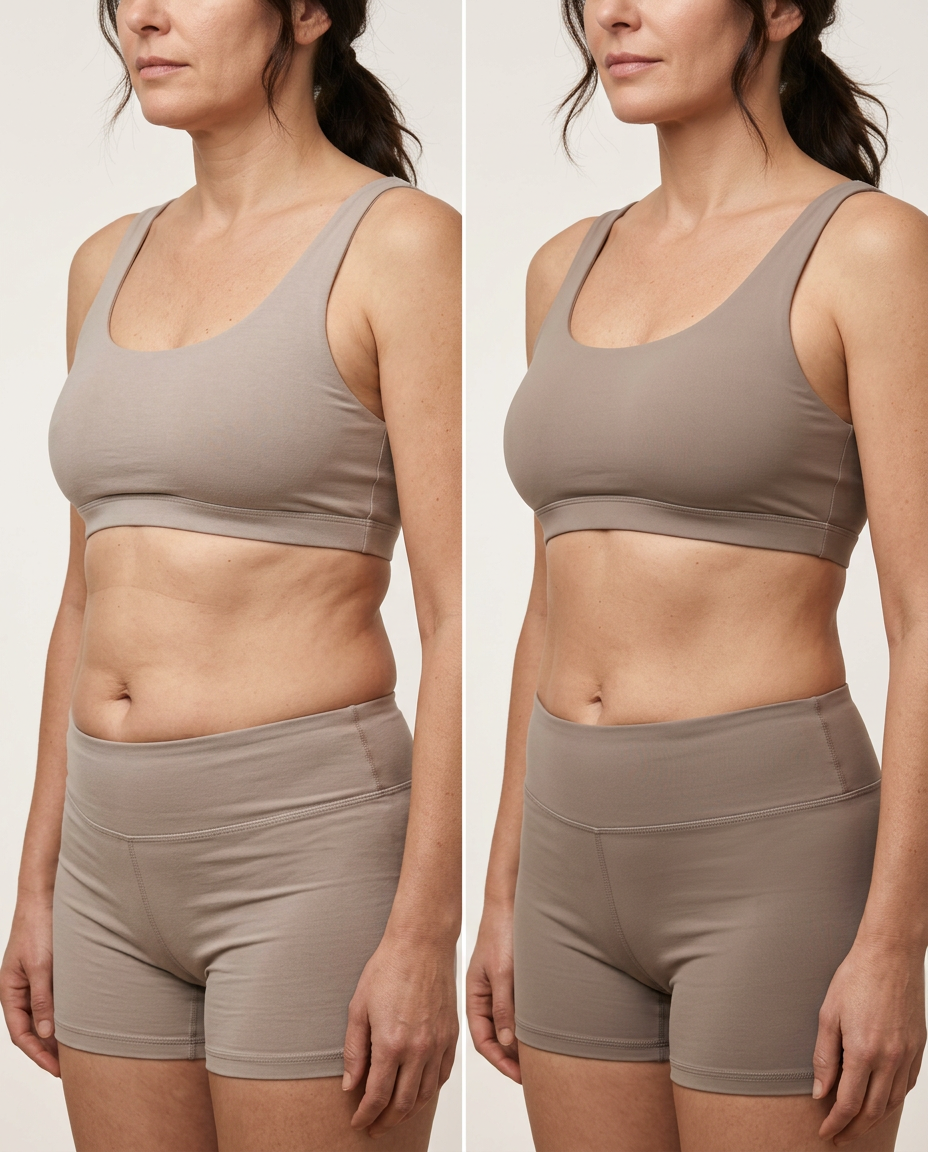 Antes y después tratamiento corporal - Natural Mèdic Estètic Manresa
